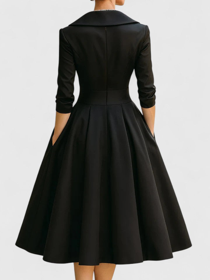 ZYRAH - Elegant Midi Dress