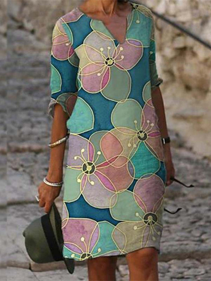 Karen - Floral Print Dress