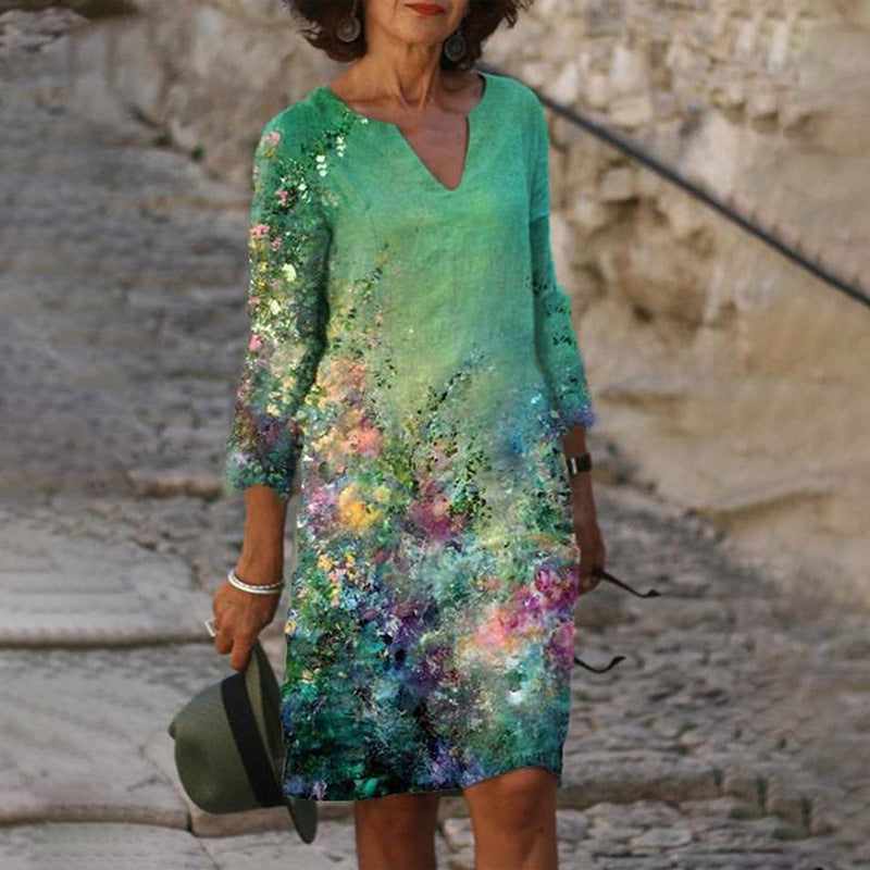 Karen - Floral Print Dress