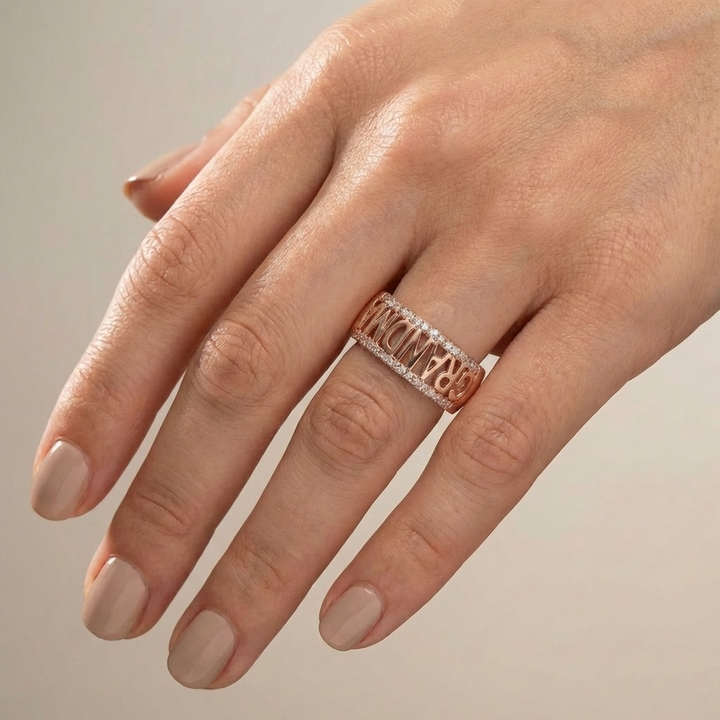 PROUD GRANDMA RING