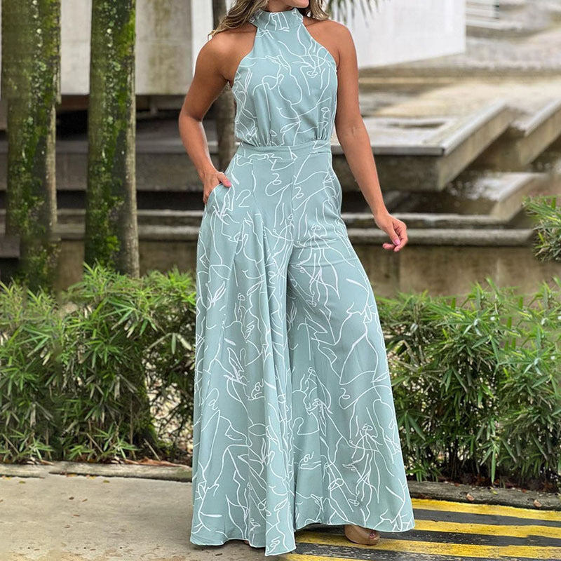 Edralyn - Modern Abstract Jumpsuit