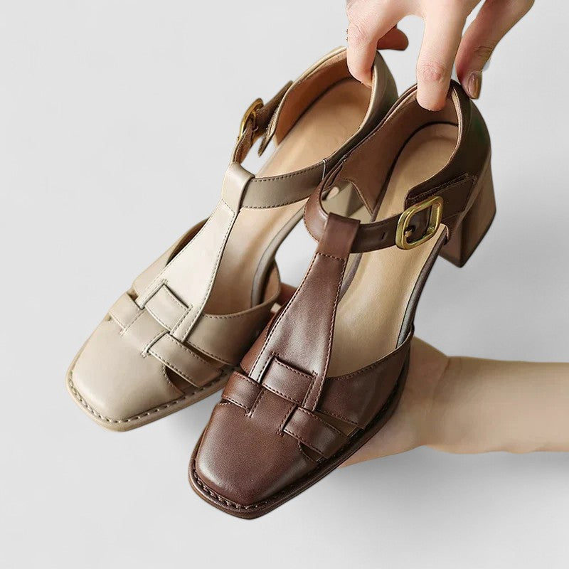 Trixie - Vintage Weave Heels
