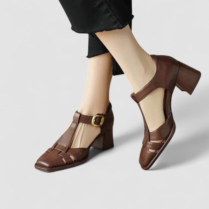 Trixie - Vintage Weave Heels