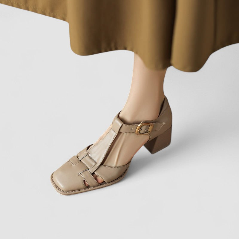 Trixie - Vintage Weave Heels