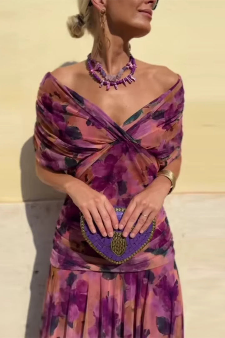 Evira - Elegant Off-Shoulder Dress