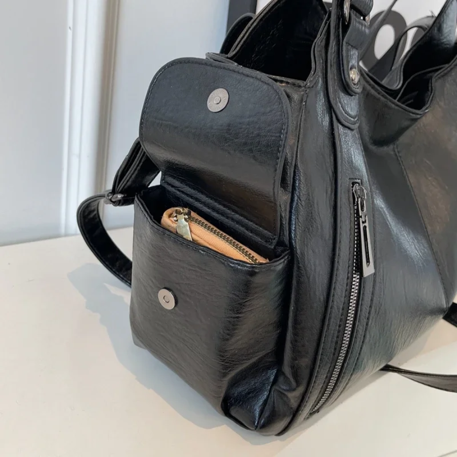 Emilie - Vintage Zippered Bag