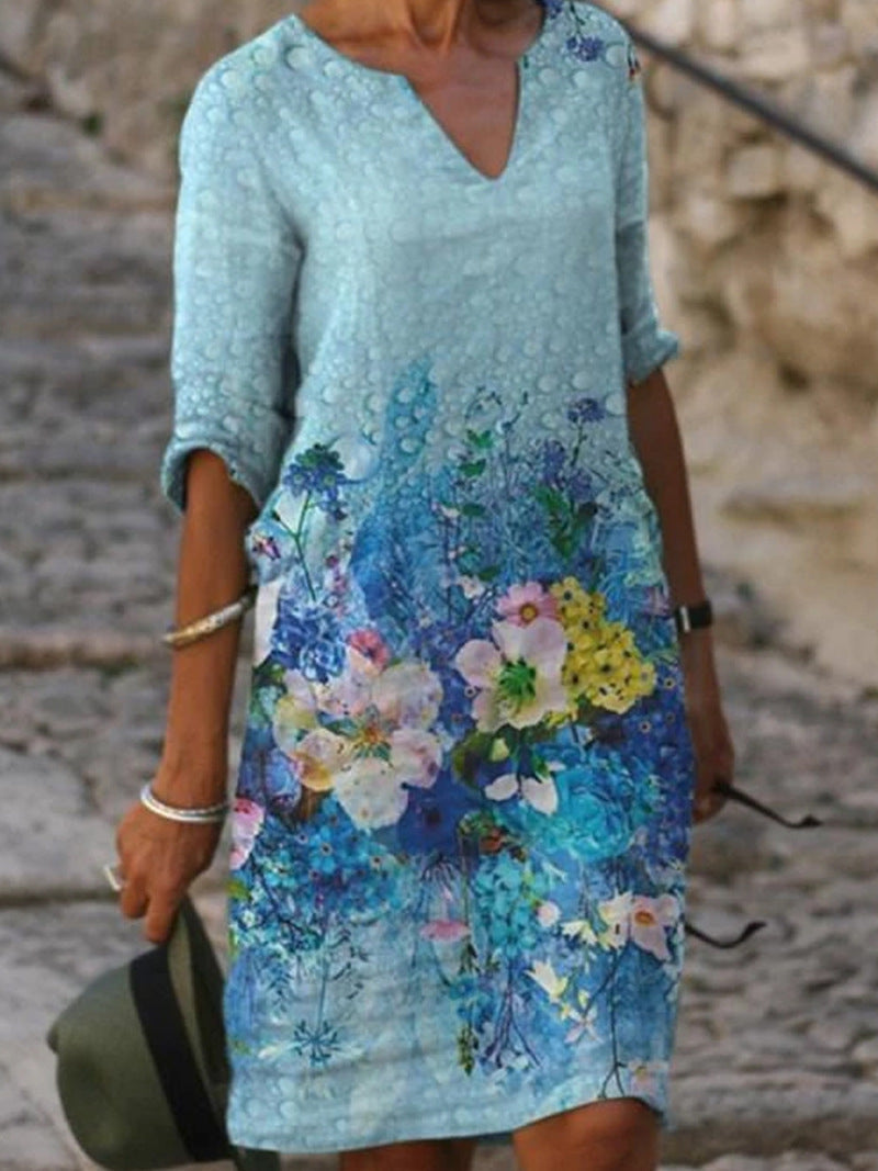 Karen - Floral Print Dress