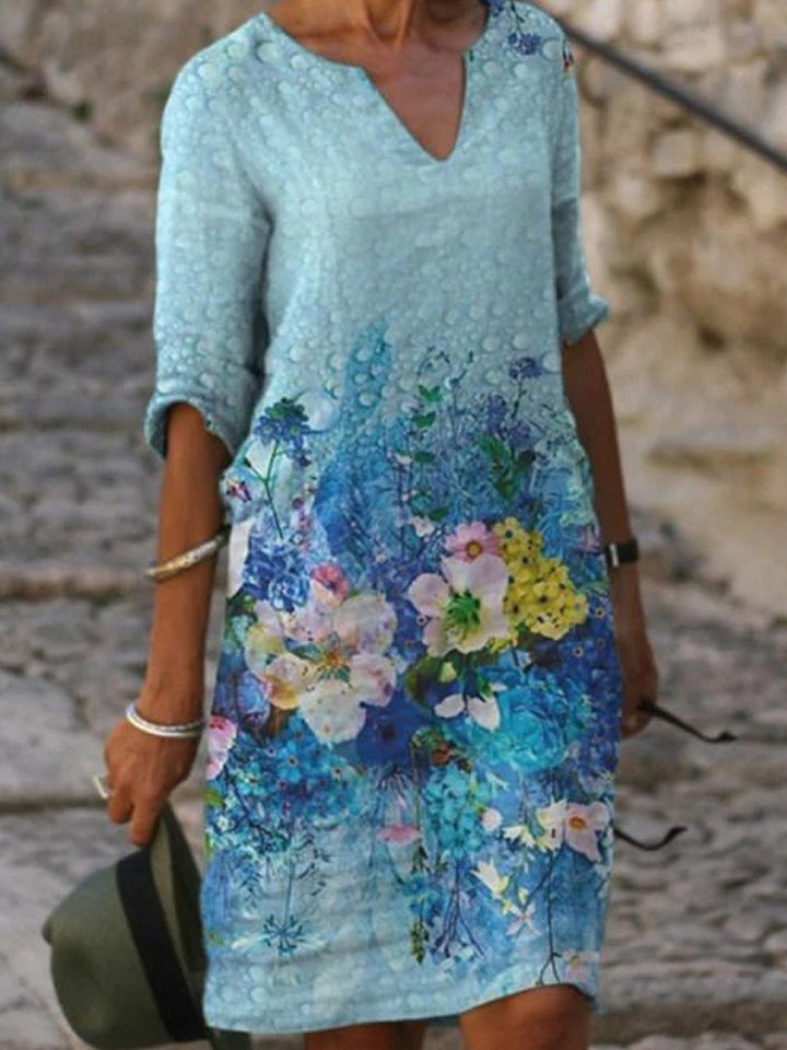 Karen - Floral Print Dress