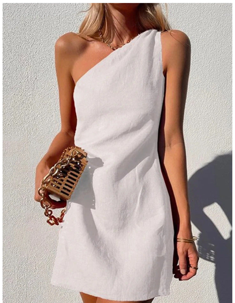 Lizzie - Halter Mini Dress