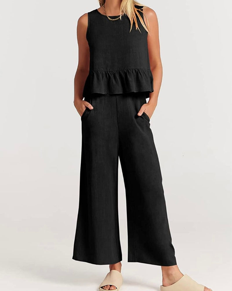 Roxanne - Chic Ruffled Set