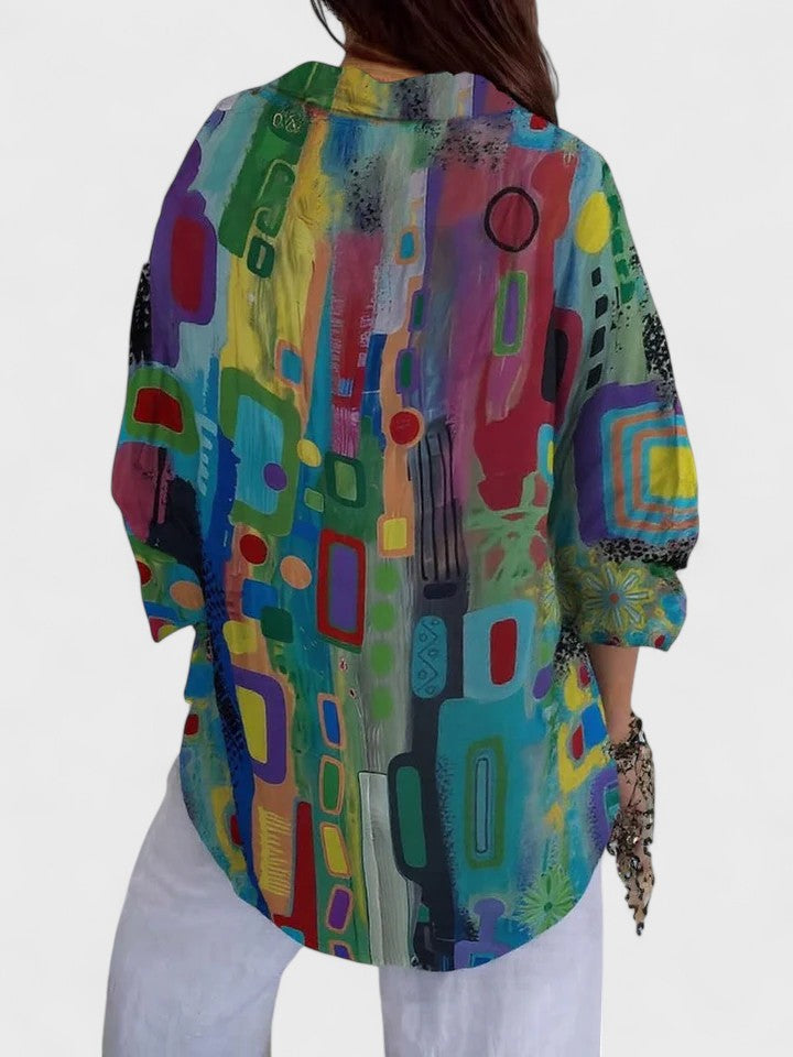 Alaya - Modern Canvas Blouse