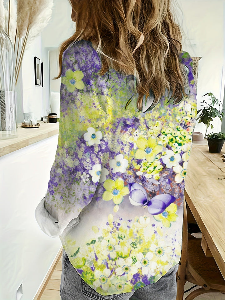 Mireya - Whimsical Bloom Shirt
