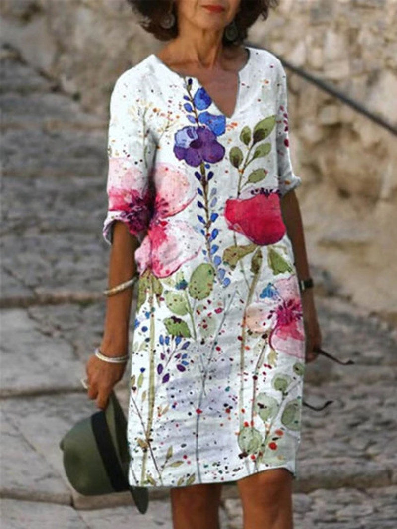 Karen - Floral Print Dress