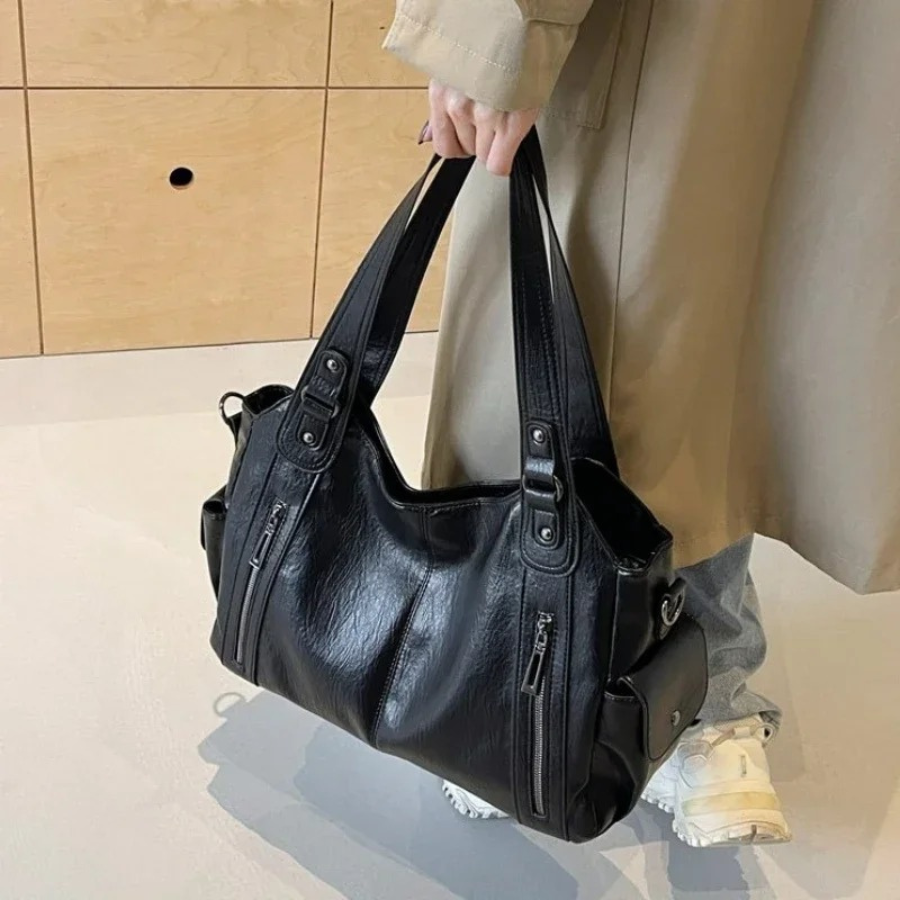 Emilie - Vintage Zippered Bag