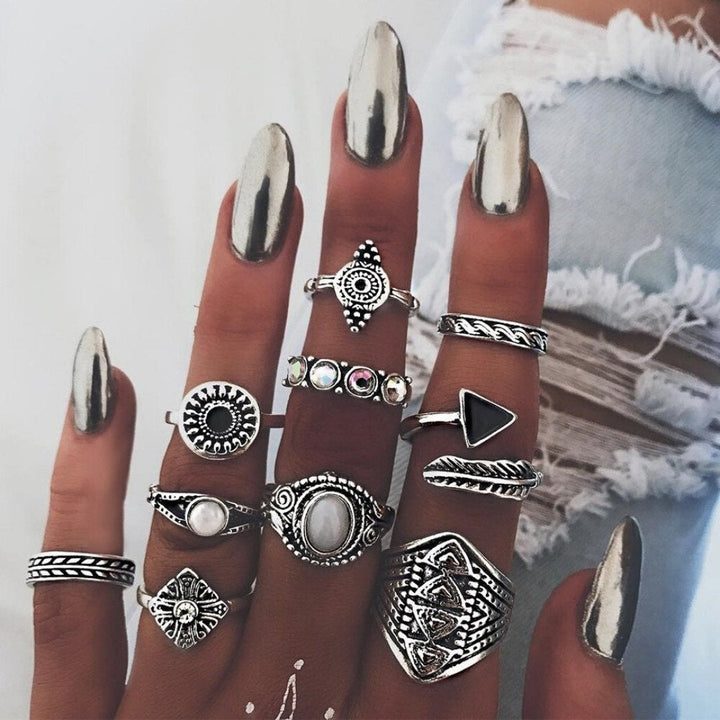 Unique package with 8 to 12 rings