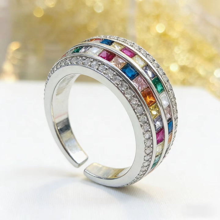 Aurora | Rainbow-Stone Elegant Ring