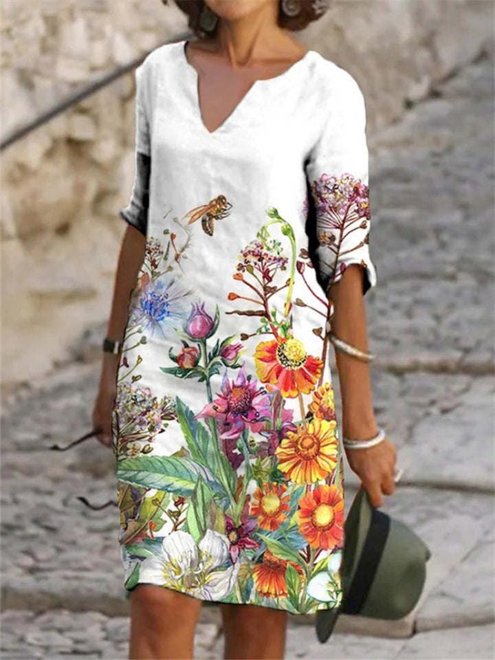 Karen - Floral Print Dress