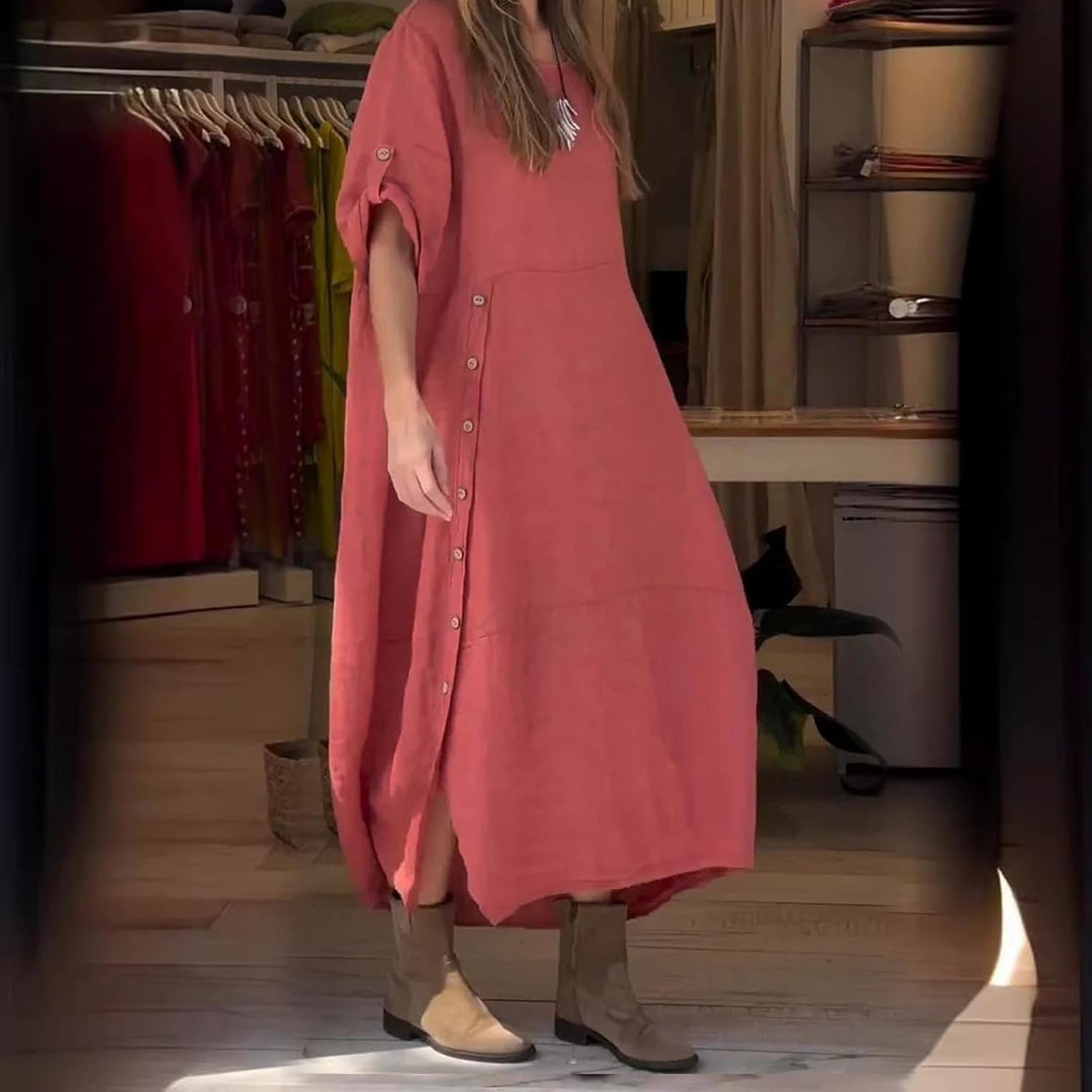 Sienne - Buttoned Detail Dress