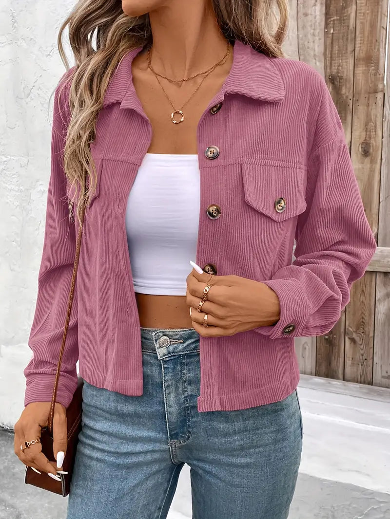 Cleo - Chic Cord Jacket