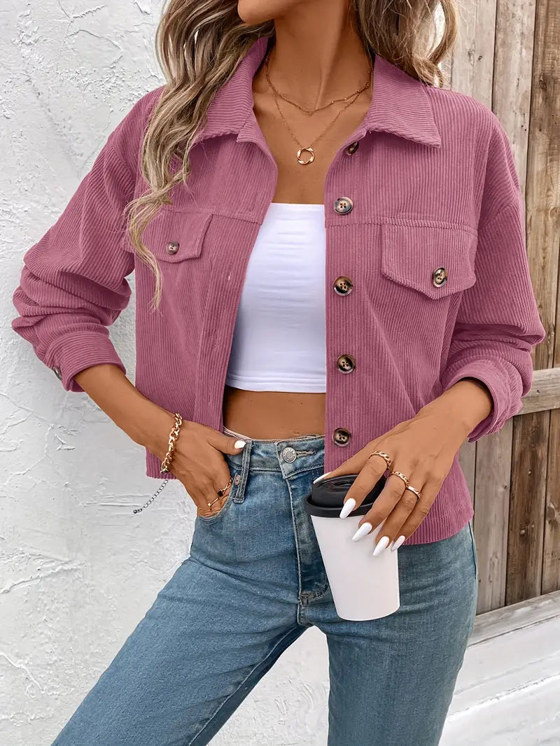 Cleo - Chic Cord Jacket