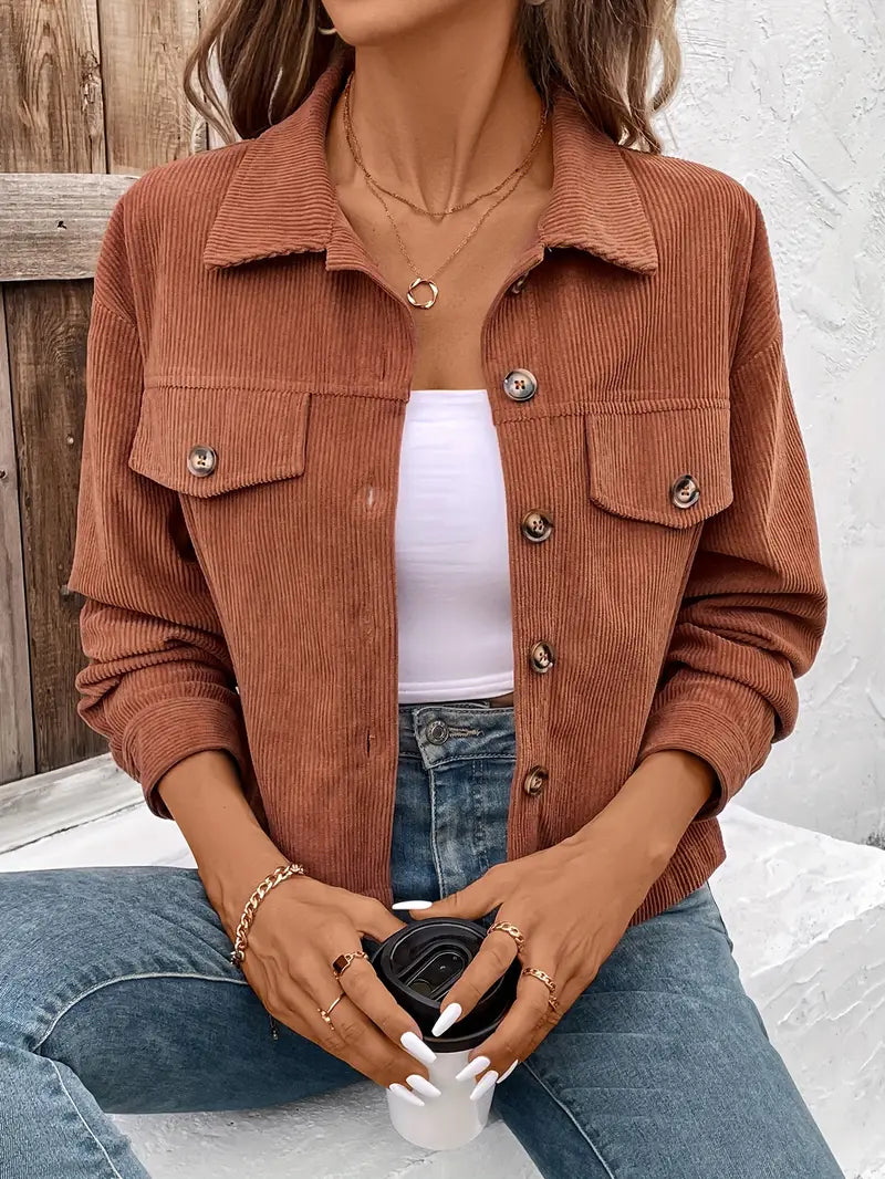 Cleo - Chic Cord Jacket