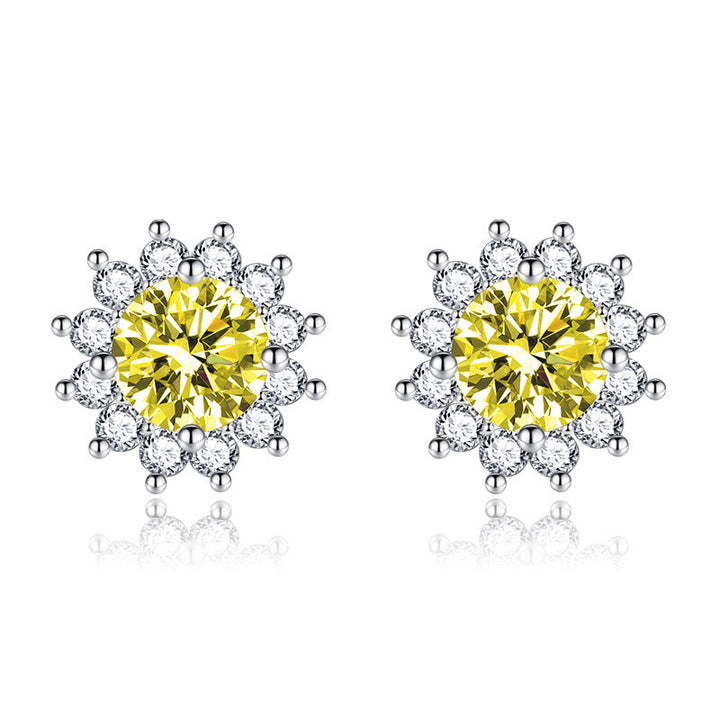 Sunlit Muse Earrings Yellow | White Gold 18k