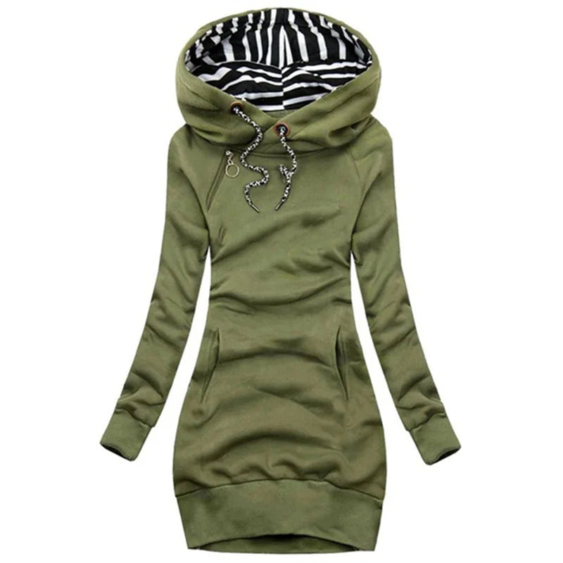 Lenore - Comfy Hoodie Dress