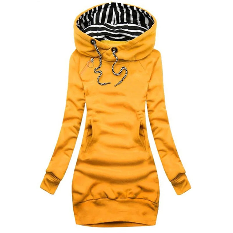 Lenore - Comfy Hoodie Dress