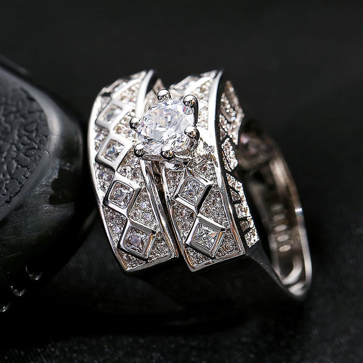 Marina | Cold Wind Zircon Ring Set