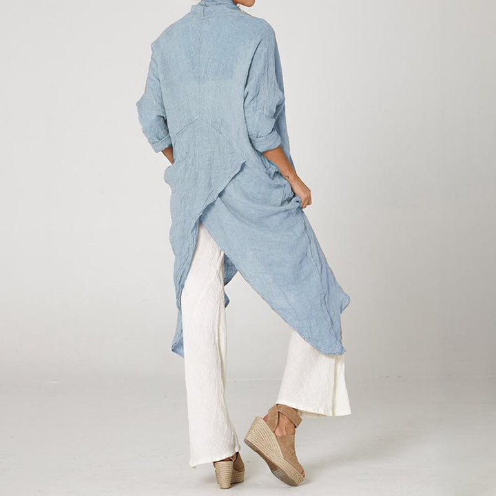 Melissa - Draped Cowl-Neck Top