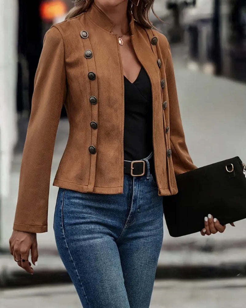 Judie – Tailored Button Jacket