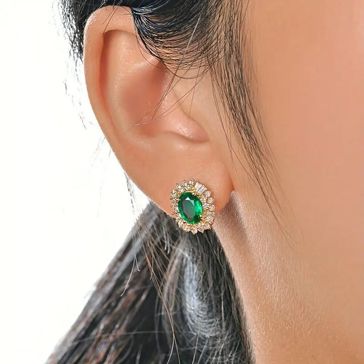 Serena Valmont Earrings | Gold