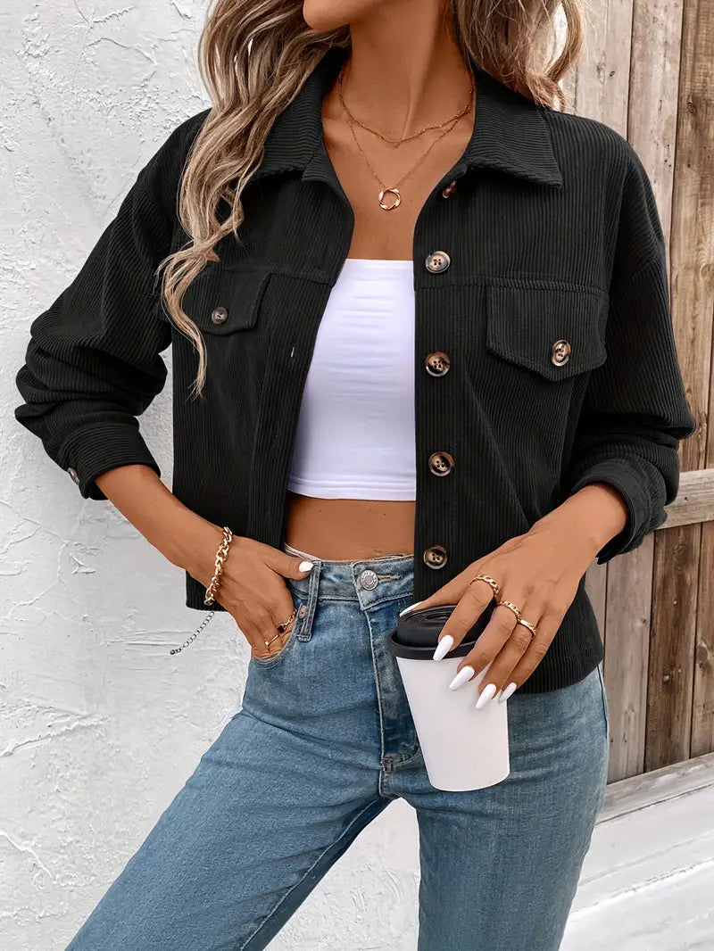 Cleo - Chic Cord Jacket