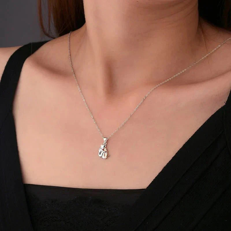 Hug Pendant Necklace with Bonus Earrings â€“ Limited Time Offer