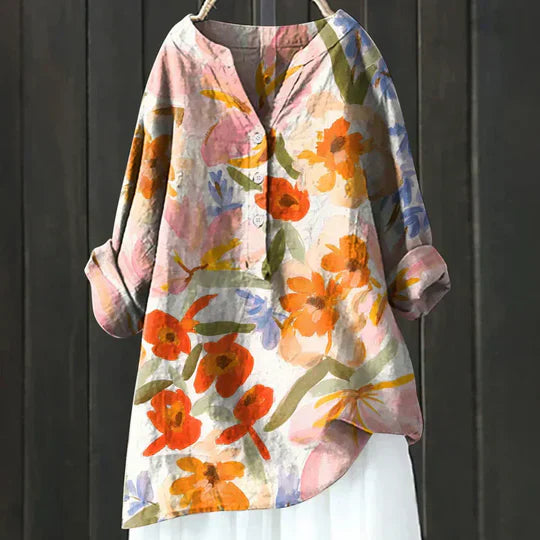 Nerra - Printed Relaxed Blouse