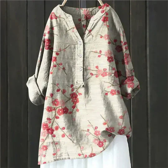 Nerra - Printed Relaxed Blouse