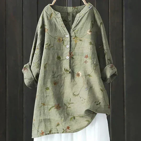 Nerra - Printed Relaxed Blouse
