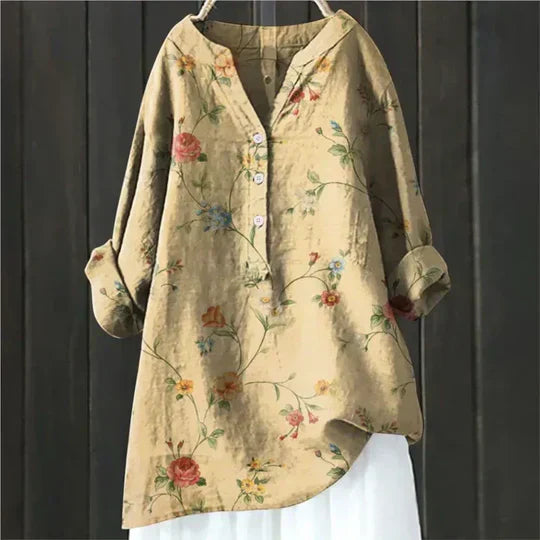 Nerra - Printed Relaxed Blouse