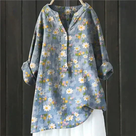 Nerra - Printed Relaxed Blouse