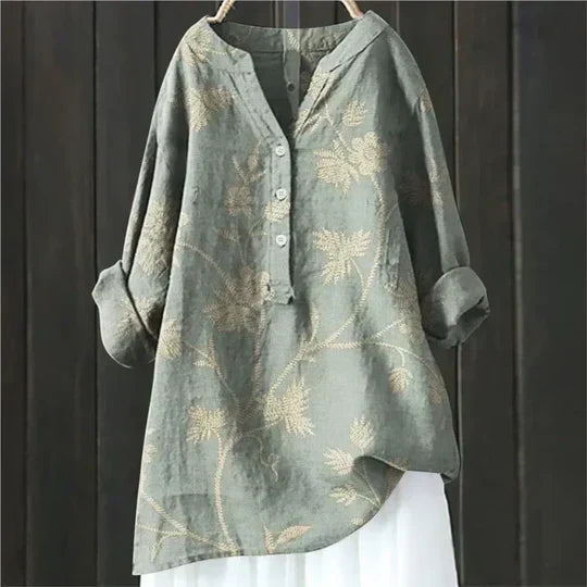 Nerra - Printed Relaxed Blouse