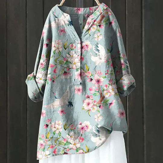 Nerra - Printed Relaxed Blouse