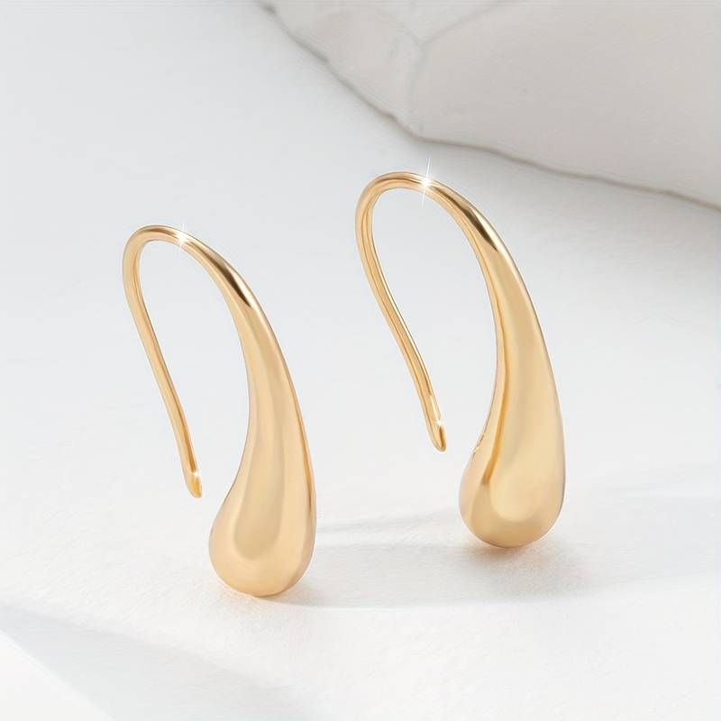 Vintage Gold Earrings Drop