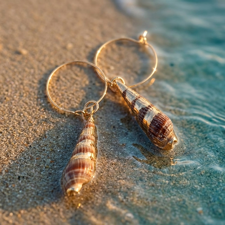 OCEAN SHELLS EARRINGS