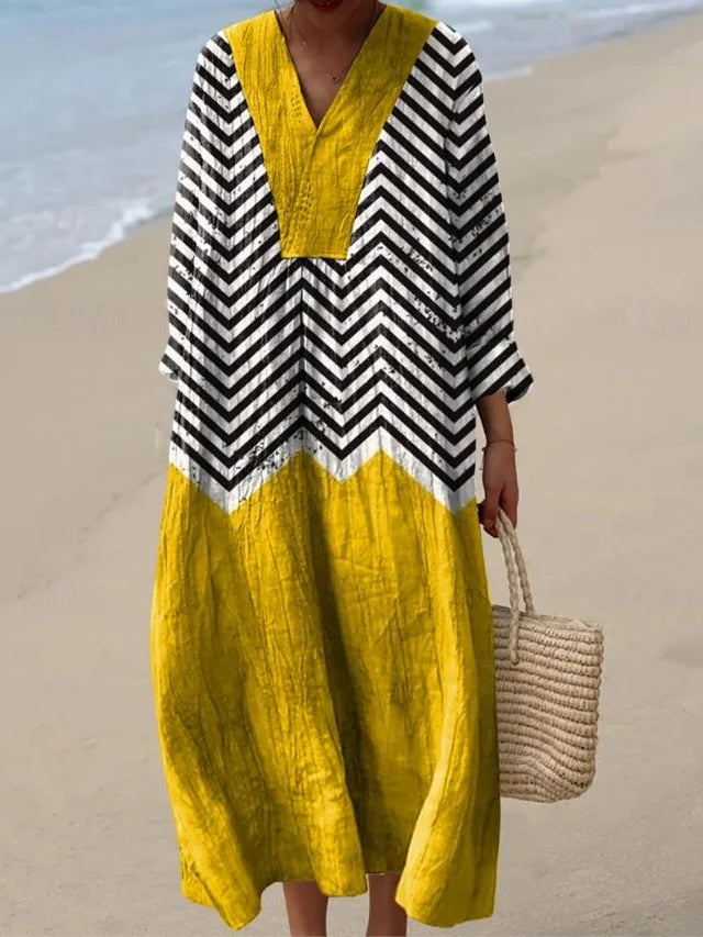 Cassia - Boho Printed Dress