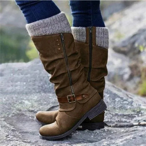 Amira | Ankle Boots With Side Zipper