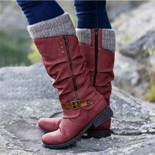 Amira | Ankle Boots With Side Zipper