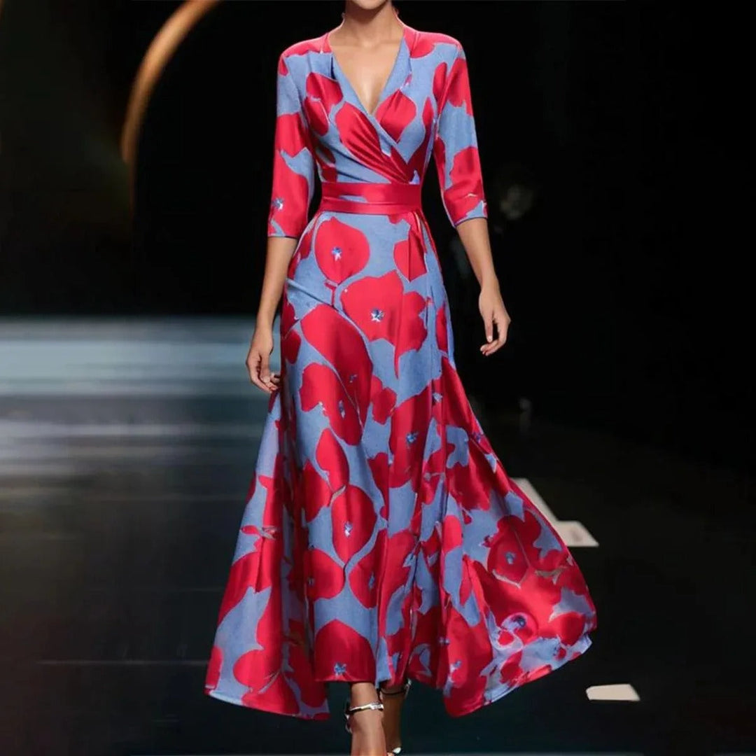 Saffie - Printed Wrap Dress