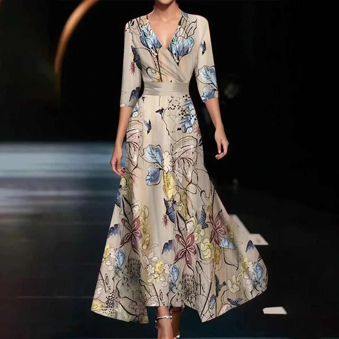 Saffie - Printed Wrap Dress