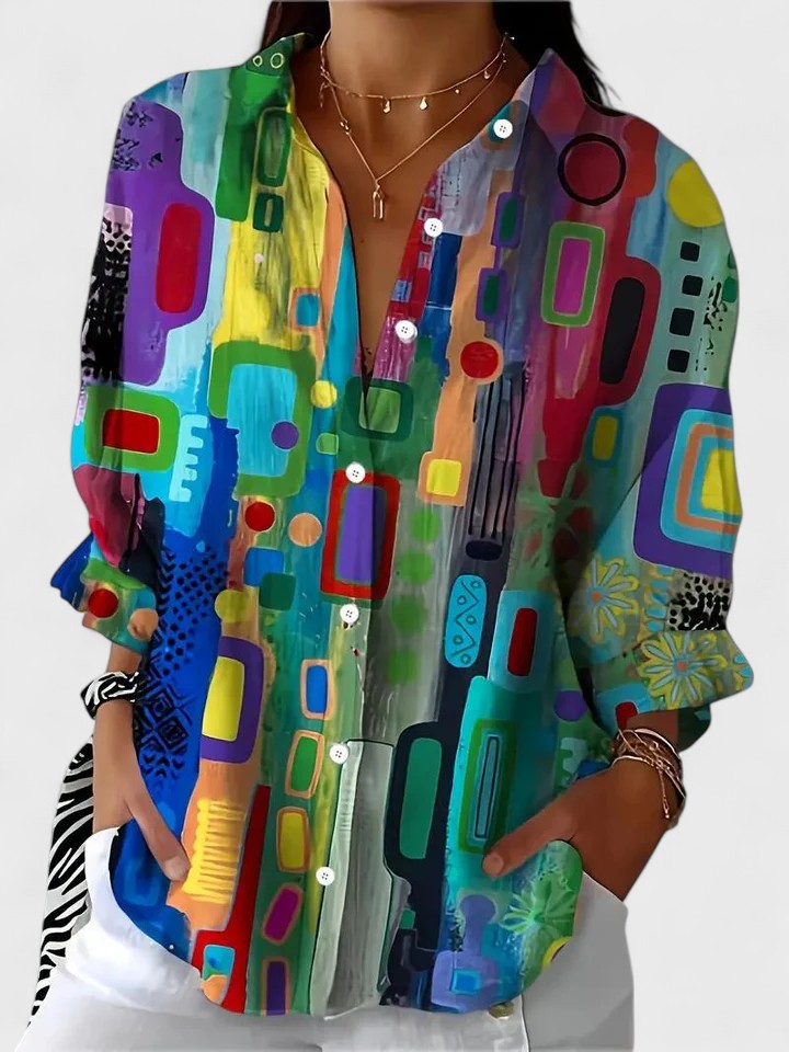 Alaya - Modern Canvas Blouse